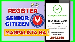 How to REGISTER as a Senior Citizen NCSC ONLINE Registration Madali ba w Osca ID NCSC DSWD [upl. by Arateehc]