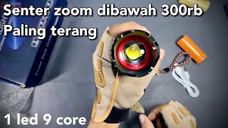 Senter Zoom super terang COBA XHP160 [upl. by Enihpets819]