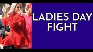 LADIES DAY FIGHT AINTREE RACING [upl. by Ayotahs561]