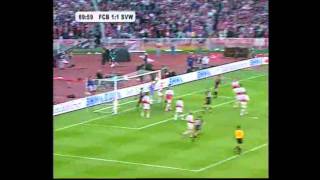 Bayern  Bremen 56 nE DFBPokalfinale 1999 [upl. by Lamok950]