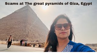 Scams at The Great Pyramids of Giza Egypt Megflyingsoul 🇪🇬 [upl. by Akemed]