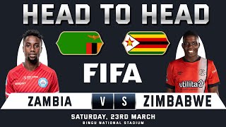 ZAMBIA vs ZIMBABWE  International Friendly  Prediction amp Head to Head Stats  ZAM vs ZIM [upl. by Bonar]