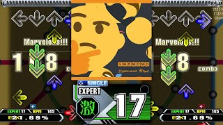 【DDR EDIT】 emomomo SINGLE EXPERT Lv17 [upl. by Ahseyd400]