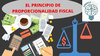 EL PRINCIPIO DE PROPORCIONALIDAD FISCAL [upl. by Carling879]