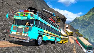 Ruta Extrema Con El Bus Blue Bird TC2000 Estilo Guatemala  ATS Mods 149 [upl. by Hazlip]