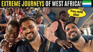 Crazy Bus Journeys of Sierra Leone Freetown to Bo 🇸🇱 [upl. by Naimad]