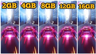 ASPHALT 9 RAM COMPARISON 2GB VS 4GB VS 8GB VS 12GB VS 16GB [upl. by Ahsenroc674]