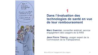 Dans l’évaluation des technologies de santé en vue de leur remboursement [upl. by Anirahc]