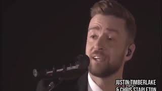 Tennessee Whiskey  Justin Timberlake amp Chris Stapletonwith Lyrics [upl. by Rohclem]