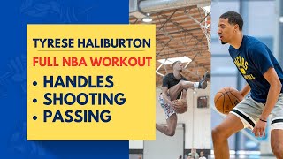 Tyrese Haliburton FULL NBA WORKOUTTRAINING  Awakening Of New Era Point God NBA [upl. by Ahsikad]