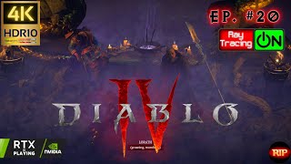 Diablo 4 2023 PC  Part 20 Penetrating Shot Rogue Maxroll Build  4K HDR10 60FPS RTX On [upl. by Stiruc]