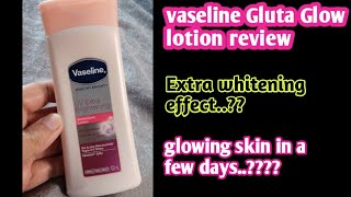 get glowing skin in days Vaseline Gluta Glow lotion review worth buying [upl. by Nelrah910]