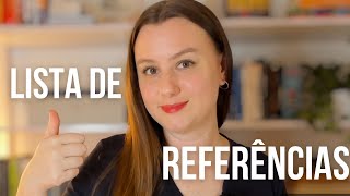 Como fazer uma LISTA DE REFERÊNCIAS redondinha  ABNT [upl. by Giesecke]