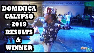 DOMINICA 2019 CALYPSO FINALS RESULTS amp WINNER BrBpTV [upl. by Nicodemus]