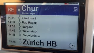 SBB Ansage Thalwil auf Englisch [upl. by Wj]