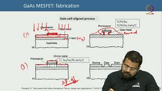 Lec 17 GaAs MESFET fabrication and practical aspects [upl. by Holman814]