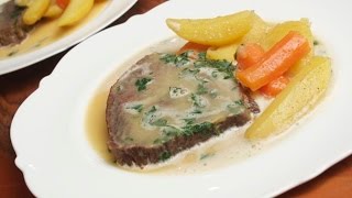 Sauerbraten im Topf zubereiten Chefkoch Tipps für einfachen Rinderbraten [upl. by Ibot]