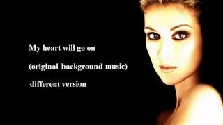 My heart will go on  original karaoke  with 1 semitone then original  for alto [upl. by Ellered]