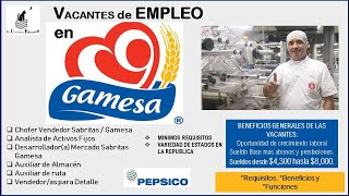 💼 GAMESA Bolsa de Trabajo 20222023 Empleo y Vacantes 🧍‍♀️ 🧍 Beneficios Requisitos Postulación [upl. by Nniw]