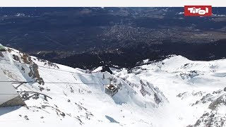 Nordkettenbahn Innsbruck cable car [upl. by Alvinia]