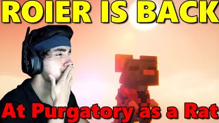 Roier Becomes a RAT IN PURGATORY QSMP Minecraft [upl. by Hanfurd]