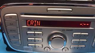 Ford 6000 CD Radio code instructions [upl. by Yorker337]