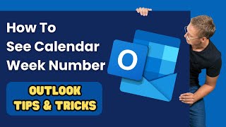 How To See Calendar Week Number in Outlook [upl. by Napier]