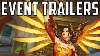 Overwatch Event Trailers 2016  2018  Oldest To Newest YOTD HD [upl. by Anaylil]