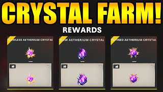 INSANE FLAWLESS  REFINED Aetherium CRYSTAL FARM Best METHOD to get FLAWLESS and REFINED Crystals [upl. by Elfreda125]