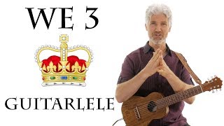 We Three Kings Fingerstyle Guitalele Tutorial [upl. by Solegna]