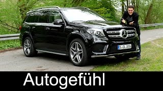 Mercedes GLS FULL REVIEW test driven GLS 400 450  Autogefuehl [upl. by Yelsna507]