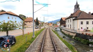 ★ 🇨🇭Scenic cab ride SoncebozSombeval  Moutier  Solothurn Switzerland 052019 [upl. by Hike544]