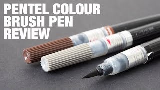 Review Pentel Color Brush Pen [upl. by Norahc]