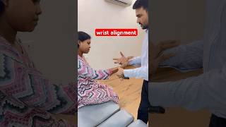 Wrist alignment  wrist pain treatment trend feed ytshorts [upl. by Aneetsyrk]