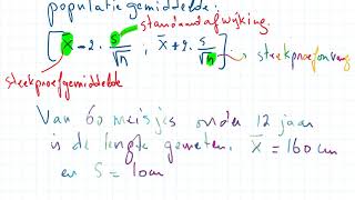 95 en 68 Betrouwbaarheidsinterval2 WiskundeAHavo [upl. by Jody]