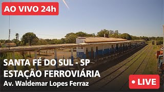 Estação Ferroviária em Santa Fé do Sul  SP [upl. by Rianna]