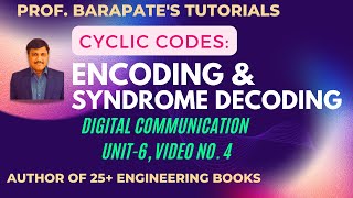 ENCODING amp SYNDROME DECODING  CYCLIC CODES [upl. by Sluiter]