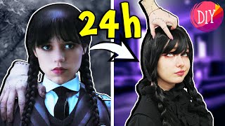 ICH BIN 24H WEDNESDAY ADDAMS Den ganzen Tag als WEDNESDAY verbringen [upl. by Nyliac]