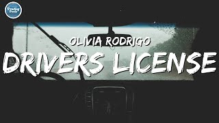 Olivia Rodrigo  drivers license Clean  Lyrics [upl. by Hplodur]