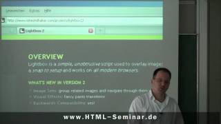 Bildergalerie erstellen mit HTML  Lightbox 2 Tutorial Teil 4 von 6 [upl. by Fidel]