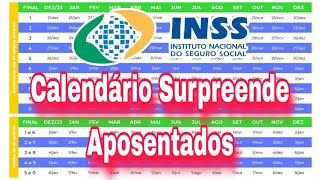 INSS Calendário de Pagamentos do INSS Surpreende Aposentados [upl. by Eendyc]