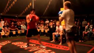 Fred Brophy Boxing tent Bundy 2014 ko [upl. by Ailemrac885]