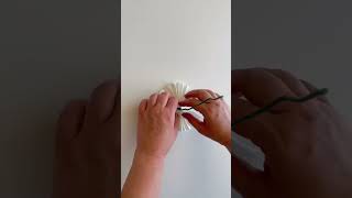 Fleur en papier facile 🌸 How to make an easy paper flower 🌺 [upl. by Herve]