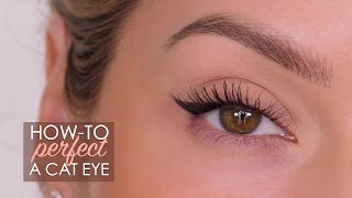 HowTo Perfect CatEye Liner  Feline Liner Tutorial 2022  Shonagh Scott [upl. by Arymat]