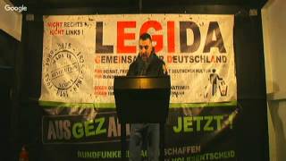 LIVE  LEGIDA  09112015  26 Jahrestag des Mauerfalls [upl. by Notlem555]