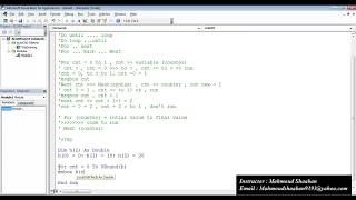 شرح Autocad VBA programming tutorials arabic عربي  درس رقم 6 quotFor loopquot [upl. by Nhepets588]