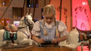 Nicolas Senn Hammered Dulcimer Duet With 8 Year Old Alessia 2010 [upl. by Anirat]