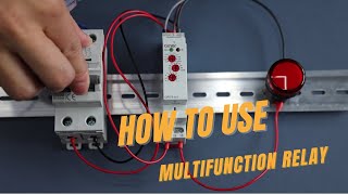 How to use multifunction time relay  demonstration of 10 functions [upl. by Leasia665]