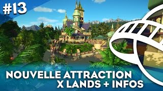 NOUVELLE ATTRACTION LAND INFOS    Planet Coaster 13  HD [upl. by Emya]