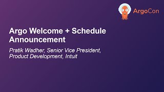 Argo Welcome  Schedule Announcement  Pratik Wadher Senior Vice President Product Development [upl. by Ardnaid]